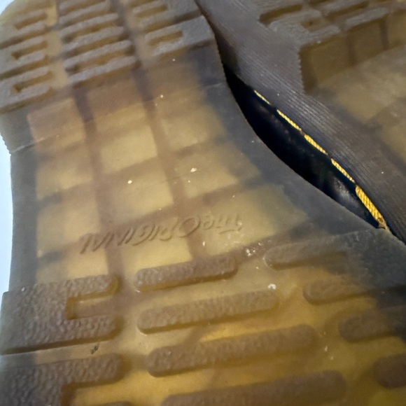 Dr. Martens Black Leather Lace-Up Boots - Picture 7 of 9